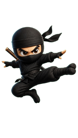 Ninja jumping