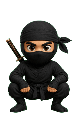 Ninja squatting
